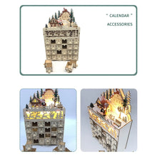 Load image into Gallery viewer, Christmas Advent Calendar with LED Light