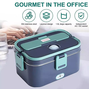 ElectroInox - Electric stainless steel lunch box for car