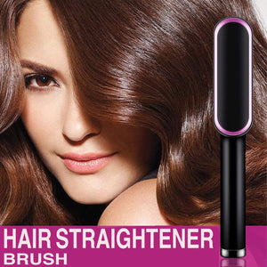 SilkyStyle - Hair straightener brush