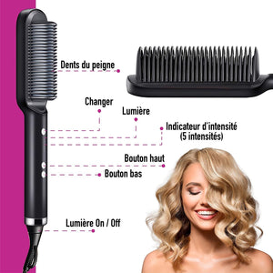 SilkyStyle - Hair straightener brush